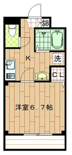 レクエルド【2階】の間取り