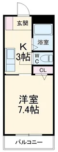 イーストアベニュー【3階】の間取り