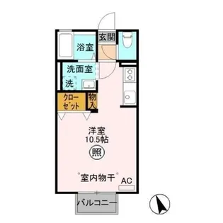 イノセントワールド 六番館【2階】の間取り