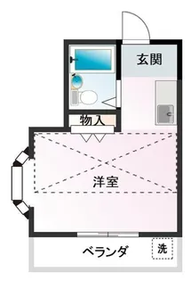 アメニティ所沢【1階】の間取り
