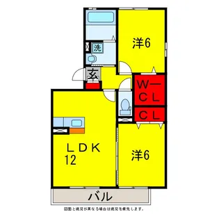 タムナスコート【2階】の間取り