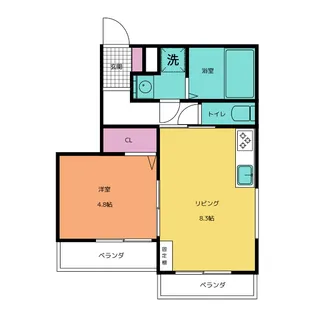 Herbal Alcove【2階】の間取り