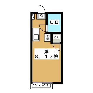 クレスト吉原【2階】の間取り