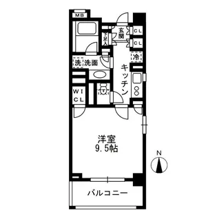 東京都新宿区中落合1【マンション】の間取り