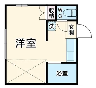 クロノス本牧【1階】の間取り