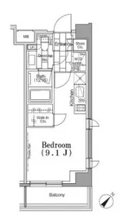東京都中央区月島4【マンション】の間取り