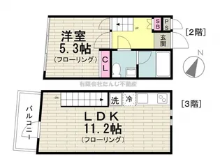 シルバラード広尾【3階】の間取り