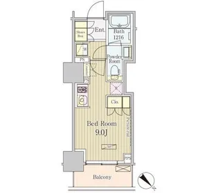 東京都文京区湯島1【マンション】の間取り