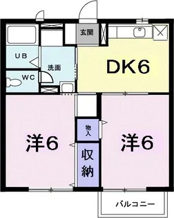 サンリリィ【1階】の間取り