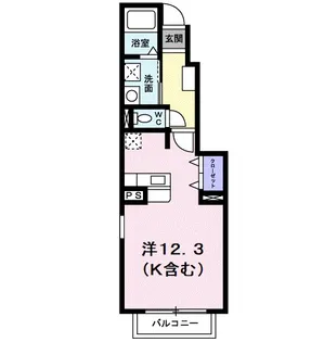 神奈川県小田原市飯田岡【アパート】の間取り