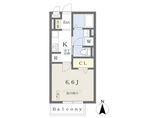 コーポラス【1階】の間取り