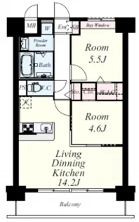 ルシエル【8階】の間取り