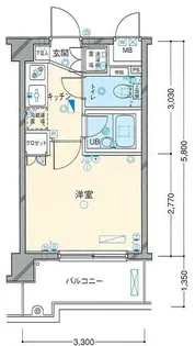 菱和パレス三軒茶屋【4階】の間取り