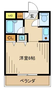 アーバン本町【1階】の間取り