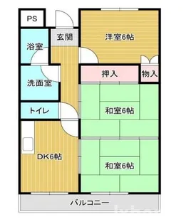 エクセル樋下【3階】の間取り