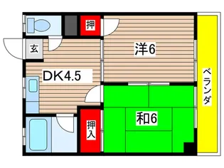新広沢ビル【3階】の間取り