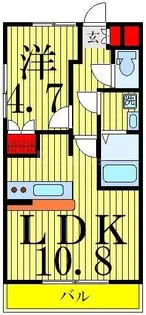 クレールスクエア【1階】の間取り