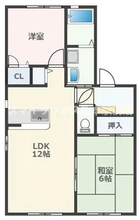 熊本県熊本市西区池田4【アパート】の間取り