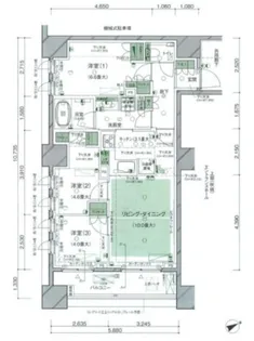 ブランズ日本橋茅場町【2階】の間取り