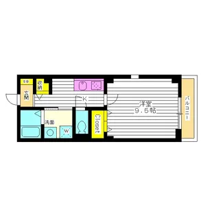 東京都練馬区貫井2【マンション】の間取り