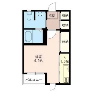 メゾンクレール【2階】の間取り