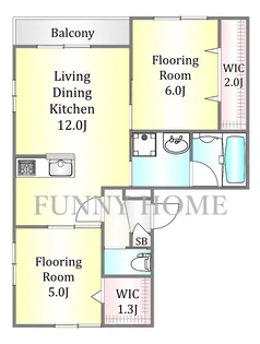(仮称)二葉1丁目メゾン【3階】の間取り