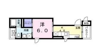 ベル・ジュネスN【1階】の間取り