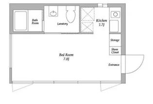 東京都渋谷区代々木5【マンション】の間取り
