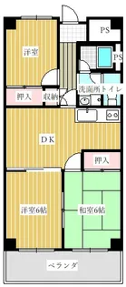 アーバン茜【7階】の間取り