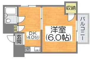 大阪府大阪市平野区流町1【マンション】の間取り