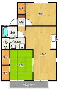 パークサイドM【1階】の間取り
