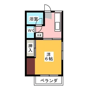 ハピネス宮崎2【2階】の間取り
