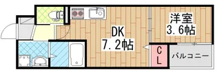 DEAR KINDAI【2階】の間取り