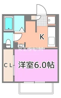 千葉県千葉市中央区新田町【アパート】の間取り
