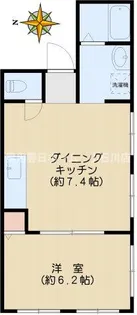 荻野ビル【6階】の間取り