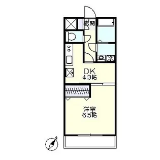 サンモールマンション如水【2階】の間取り