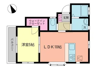 千葉県船橋市東船橋4【アパート】の間取り