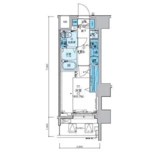 神奈川県横浜市南区新川町5【マンション】の間取り