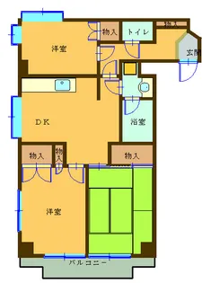 クレエハイム【3階】の間取り