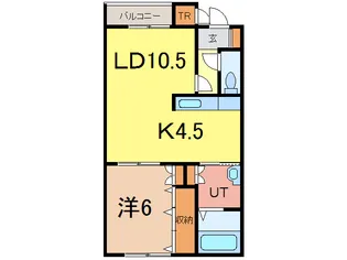 シンシアV【1階】の間取り