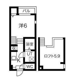 椿【2階】の間取り