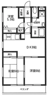 カサバニータ【3階】の間取り