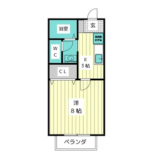 サニーコート向山A棟【2階】の間取り