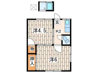 光月荘【2階】の間取り