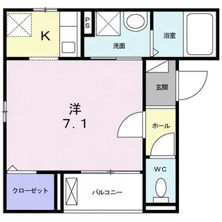アクアA.S【2階】の間取り
