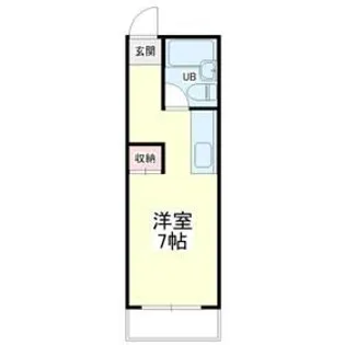 アトリエ三番館【3階】の間取り