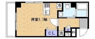 ラヴィエント浅草橋【9階】の間取り