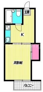 東京都中野区江古田4【アパート】の間取り