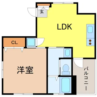 愛知県名古屋市東区泉2【マンション】の間取り