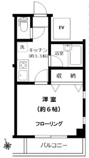 ヒルズエクセル【2階】の間取り
